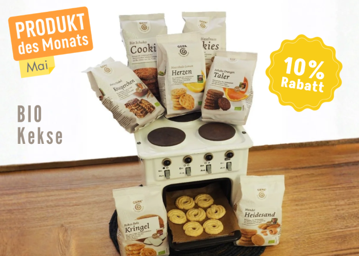 Produkt des Monats: Bio-Kekse 